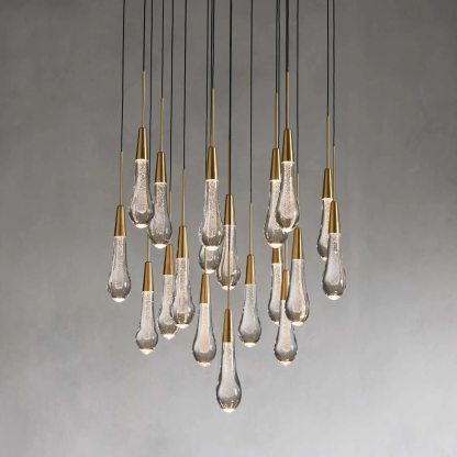 Soltaire Round Chandelier 17"24"36"58"