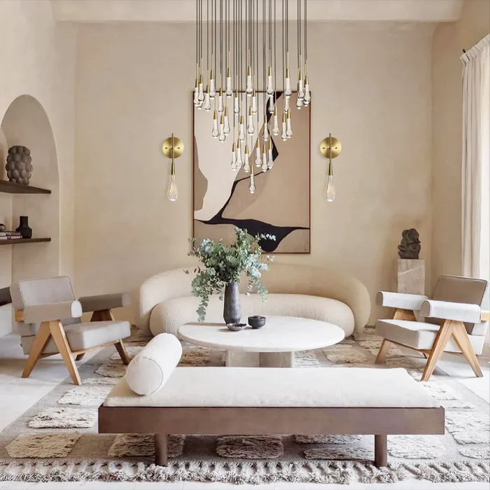 Soltaire Round Chandelier 17"24"36"58"