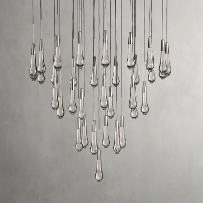 Soltaire Round Chandelier 17"24"36"58"