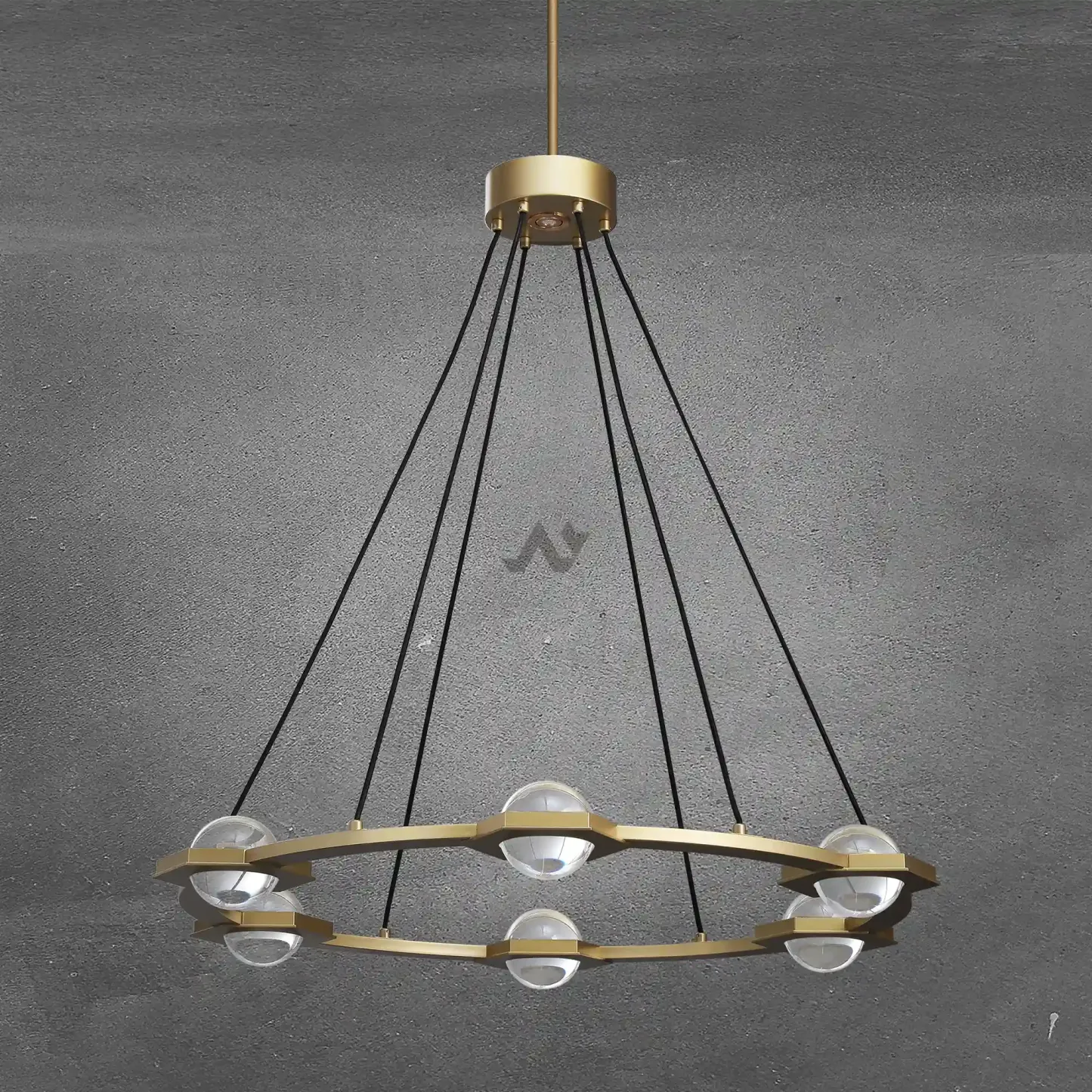 Planet Round Chandelier