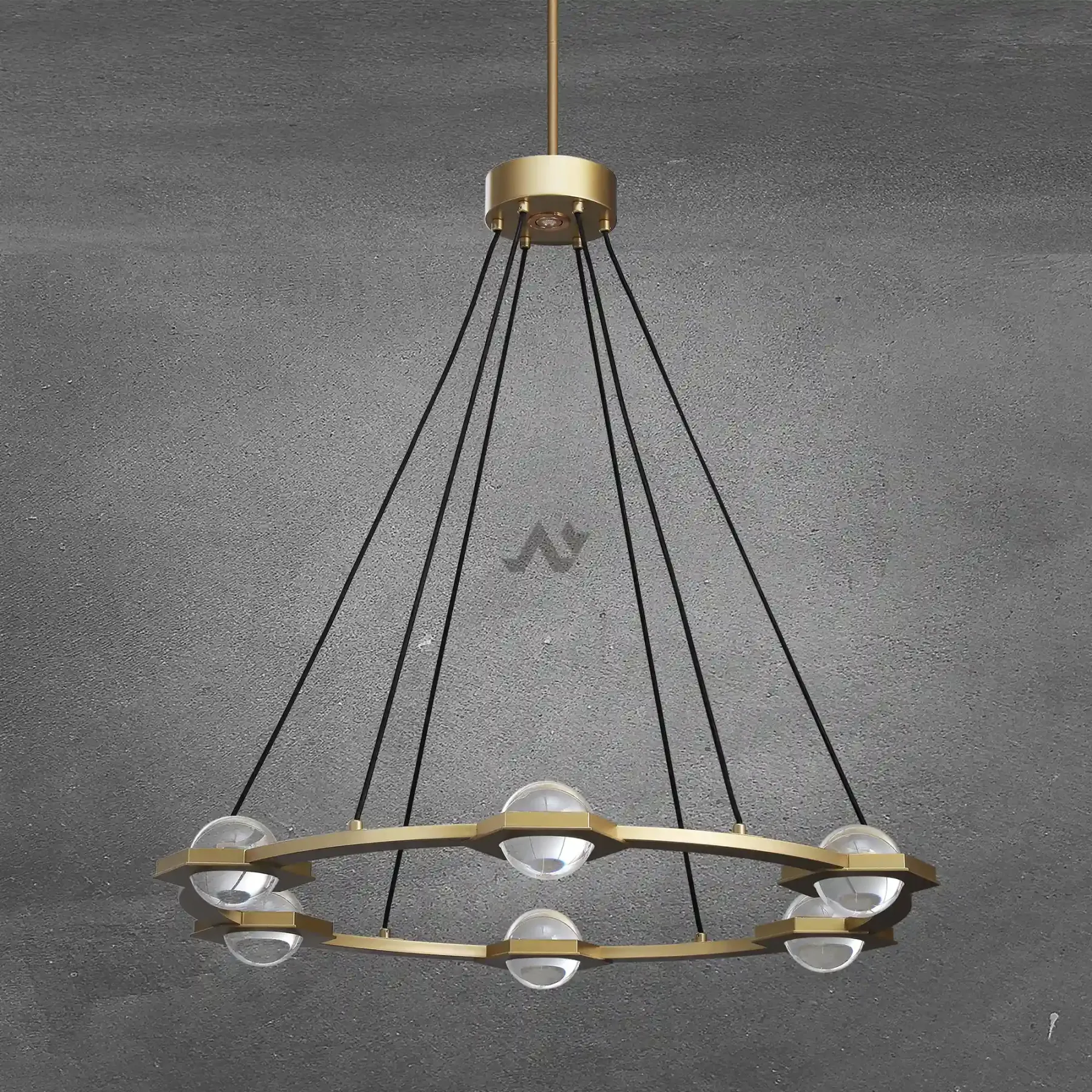 Planet Round Chandelier