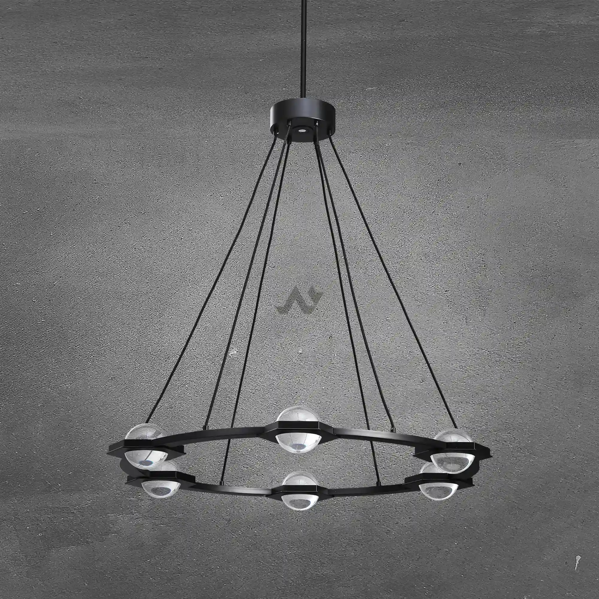 Planet Round Chandelier