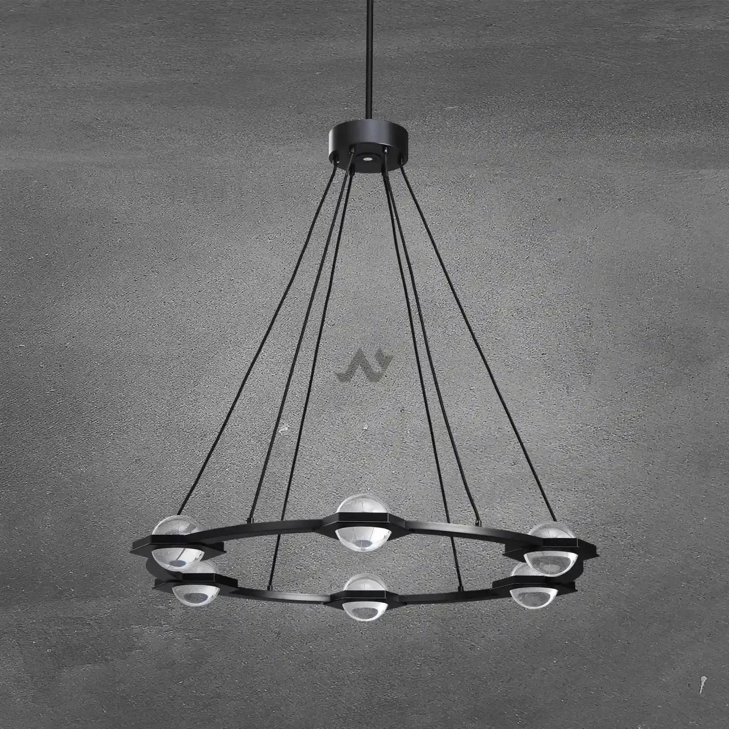 Planet Round Chandelier