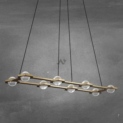 Planet Rectangular Chandelier