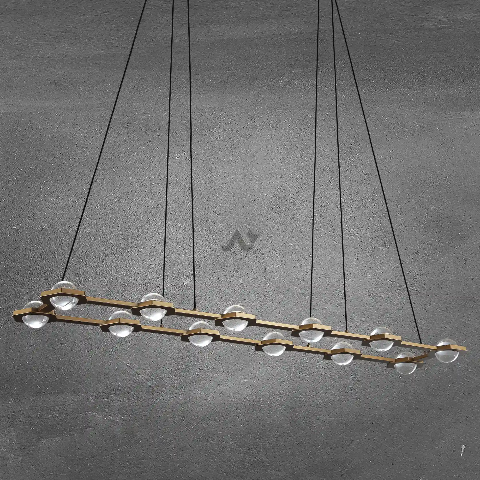 Planet Rectangular Chandelier