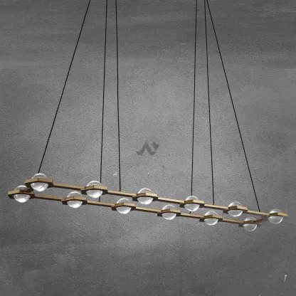 Planet Rectangular Chandelier