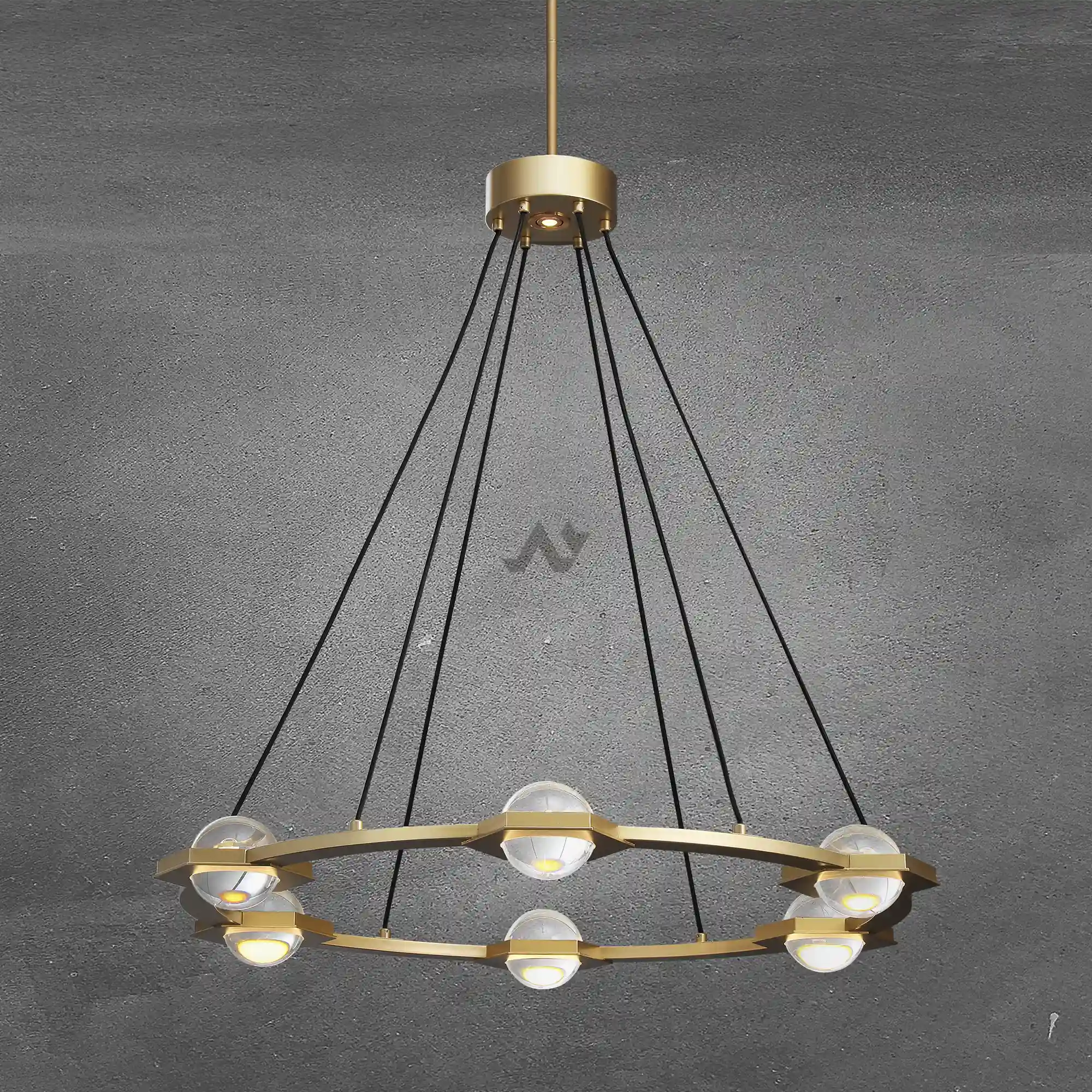 Planet Round Chandelier