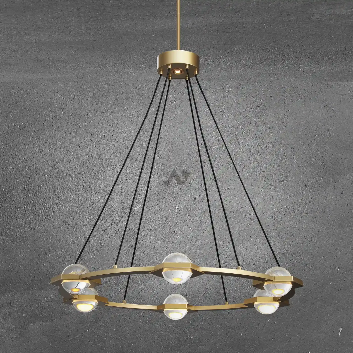 Planet Round Chandelier