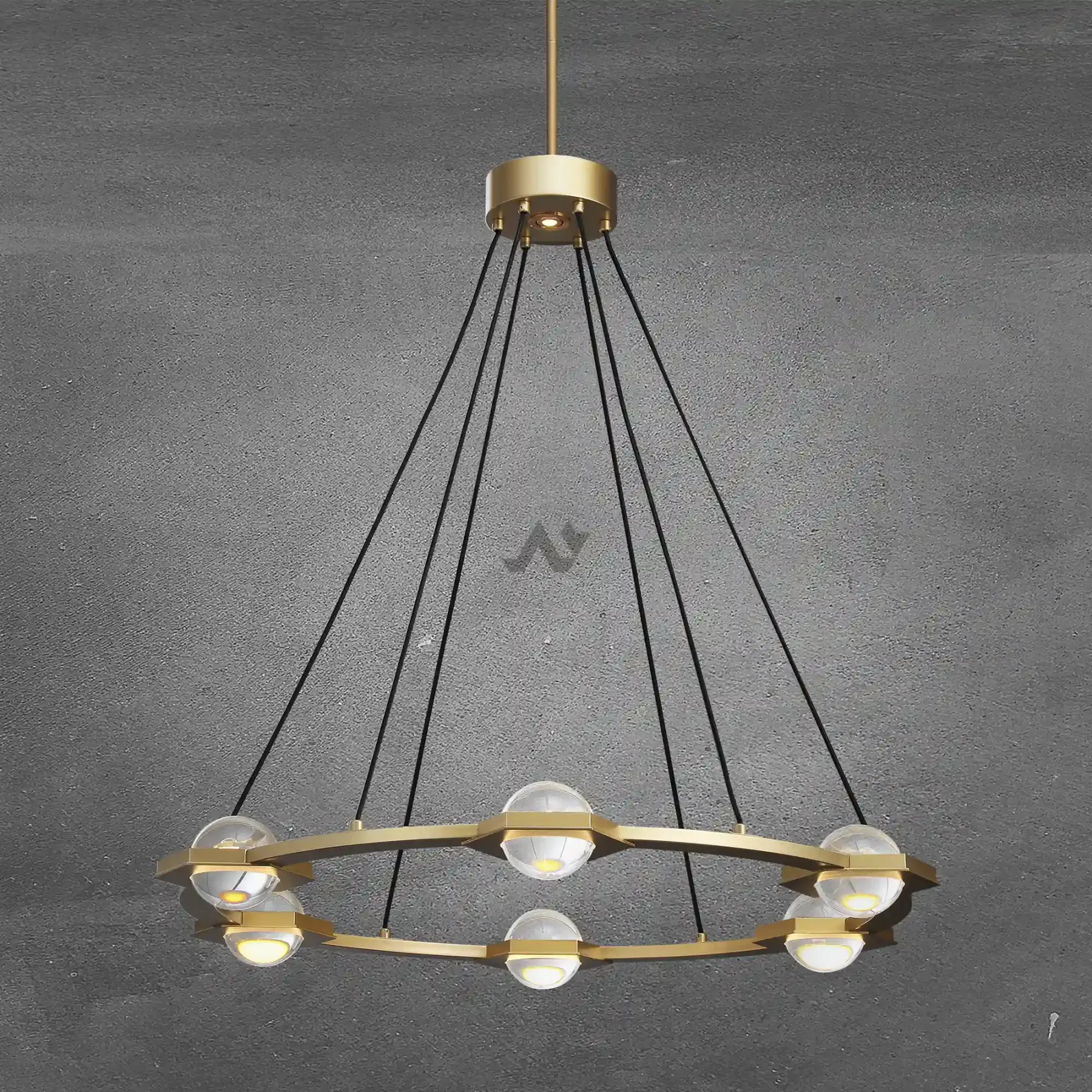 Planet Round Chandelier