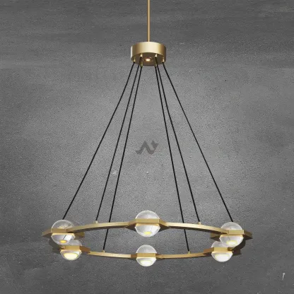 Planet Round Chandelier