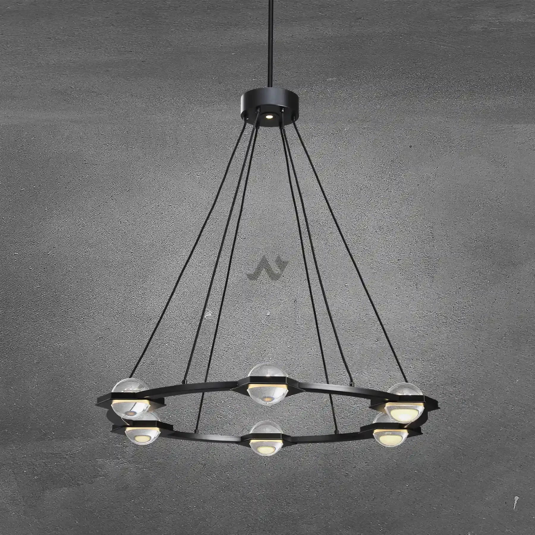 Planet Round Chandelier