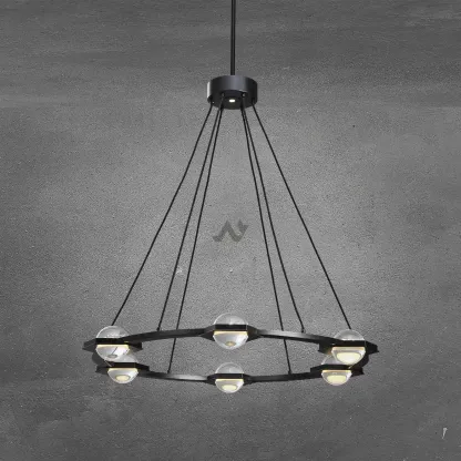 Planet Round Chandelier