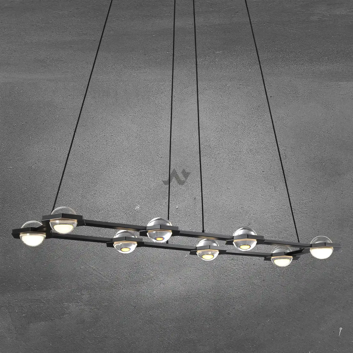 Planet Rectangular Chandelier