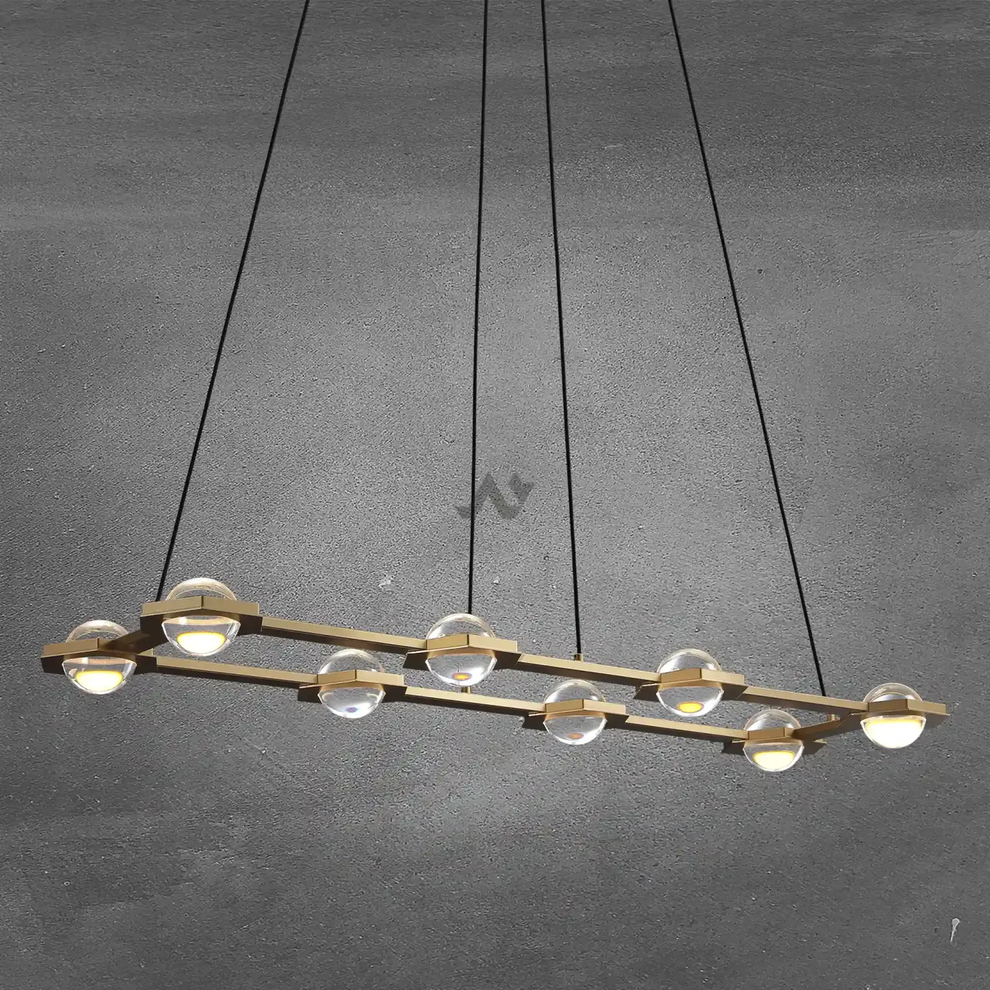 Planet Rectangular Chandelier