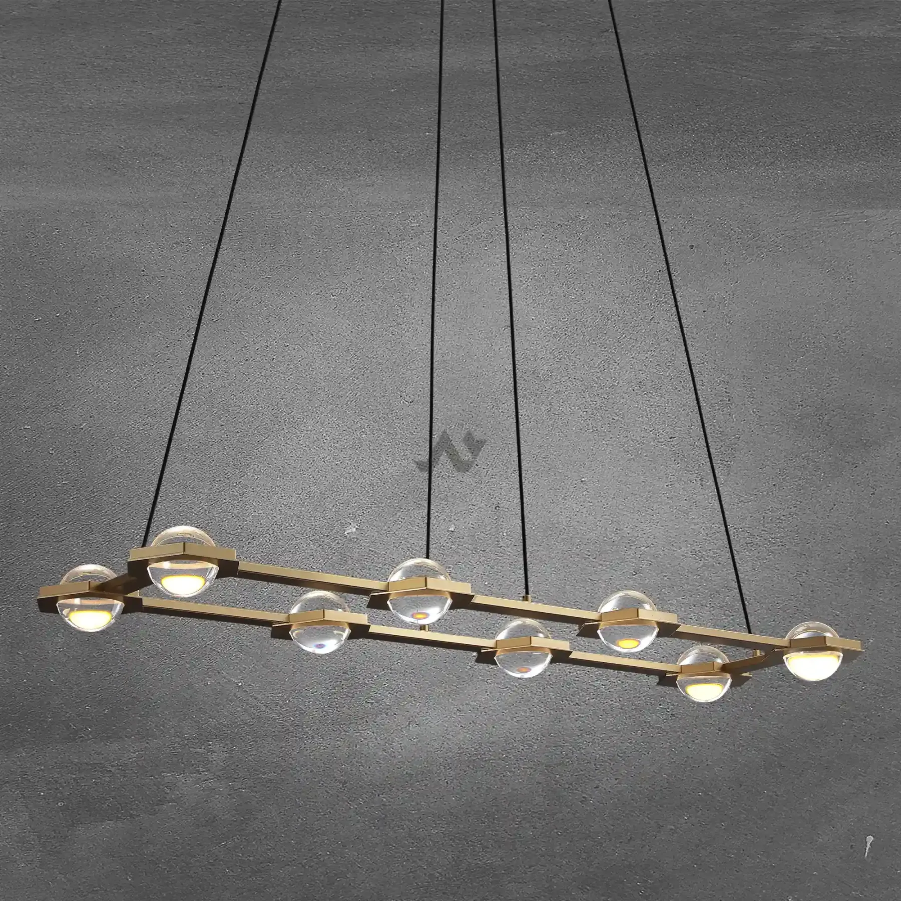 Planet Rectangular Chandelier