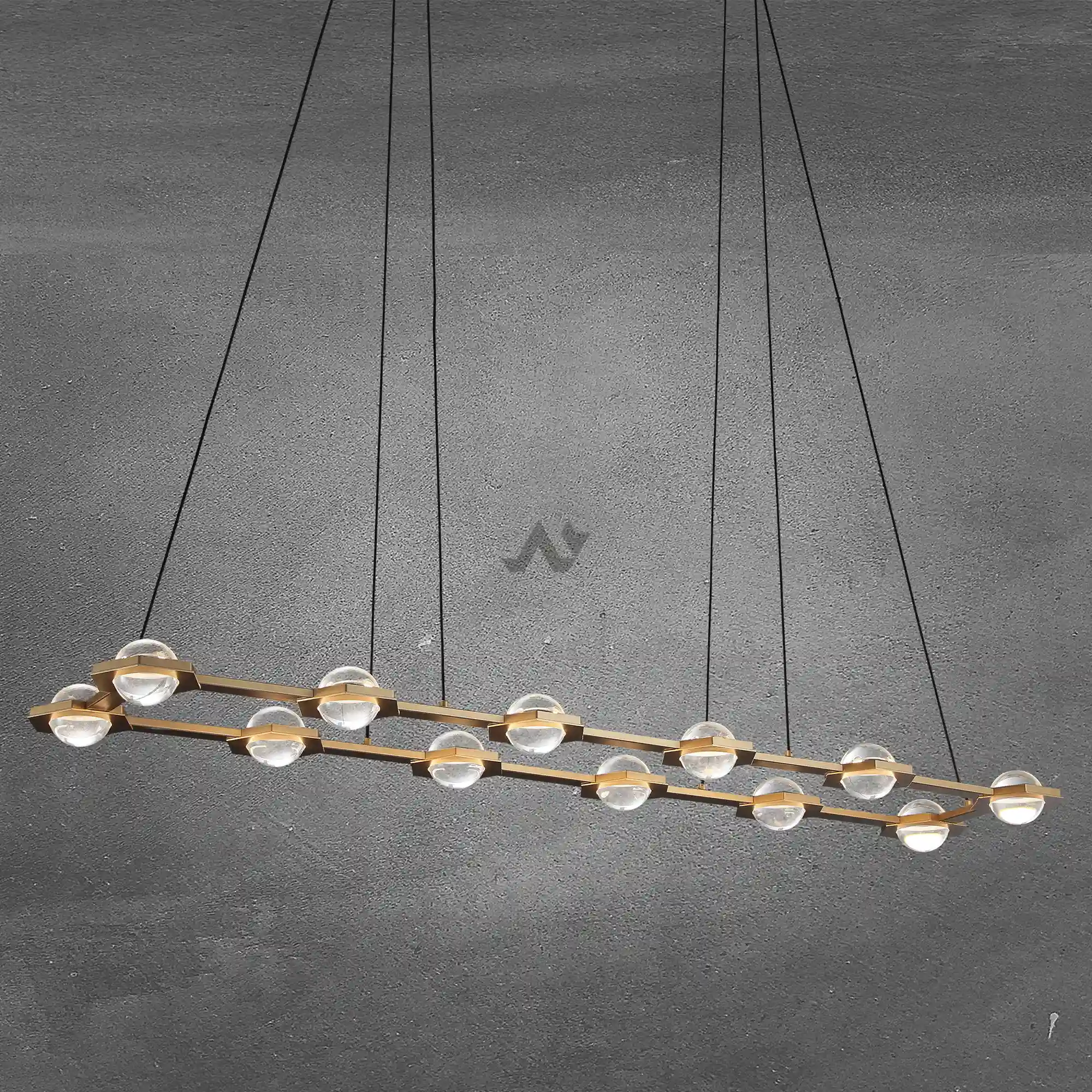 Planet Rectangular Chandelier