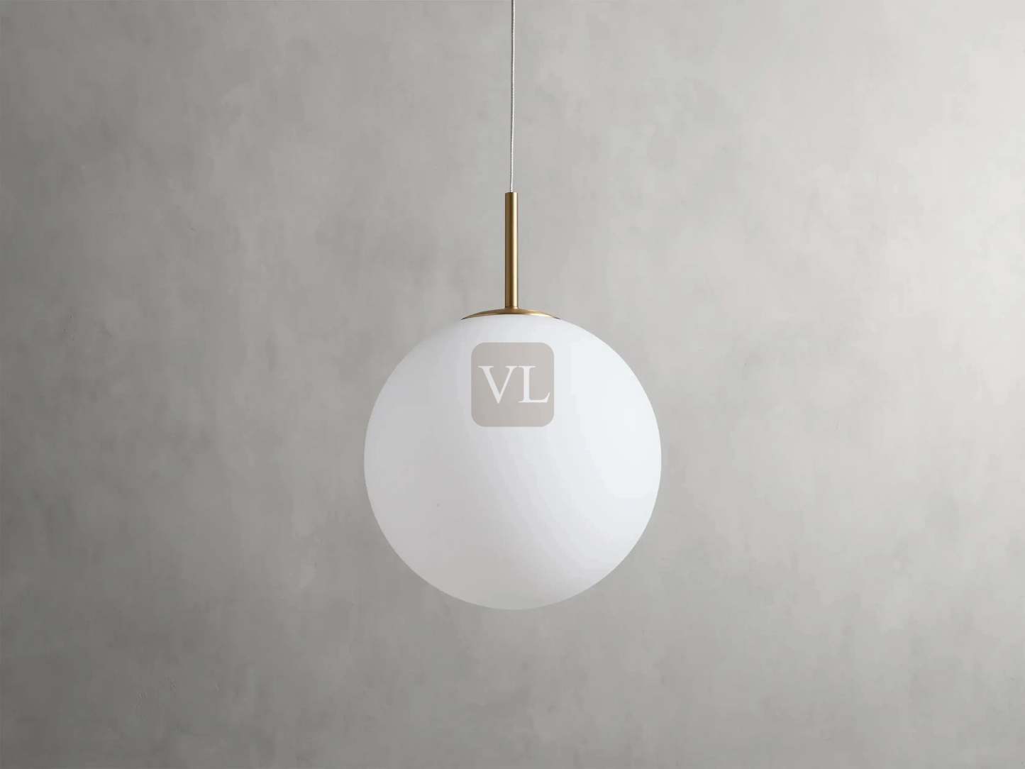 Elegant Crackle Glass Globe Pendant Light with Integrated LED