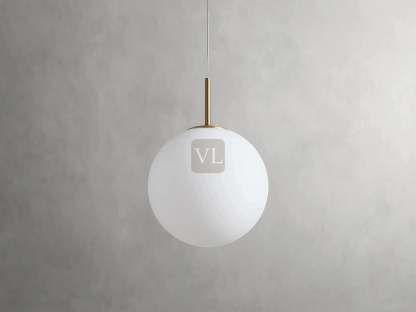 Elegant Crackle Glass Globe Pendant Light with Integrated LED