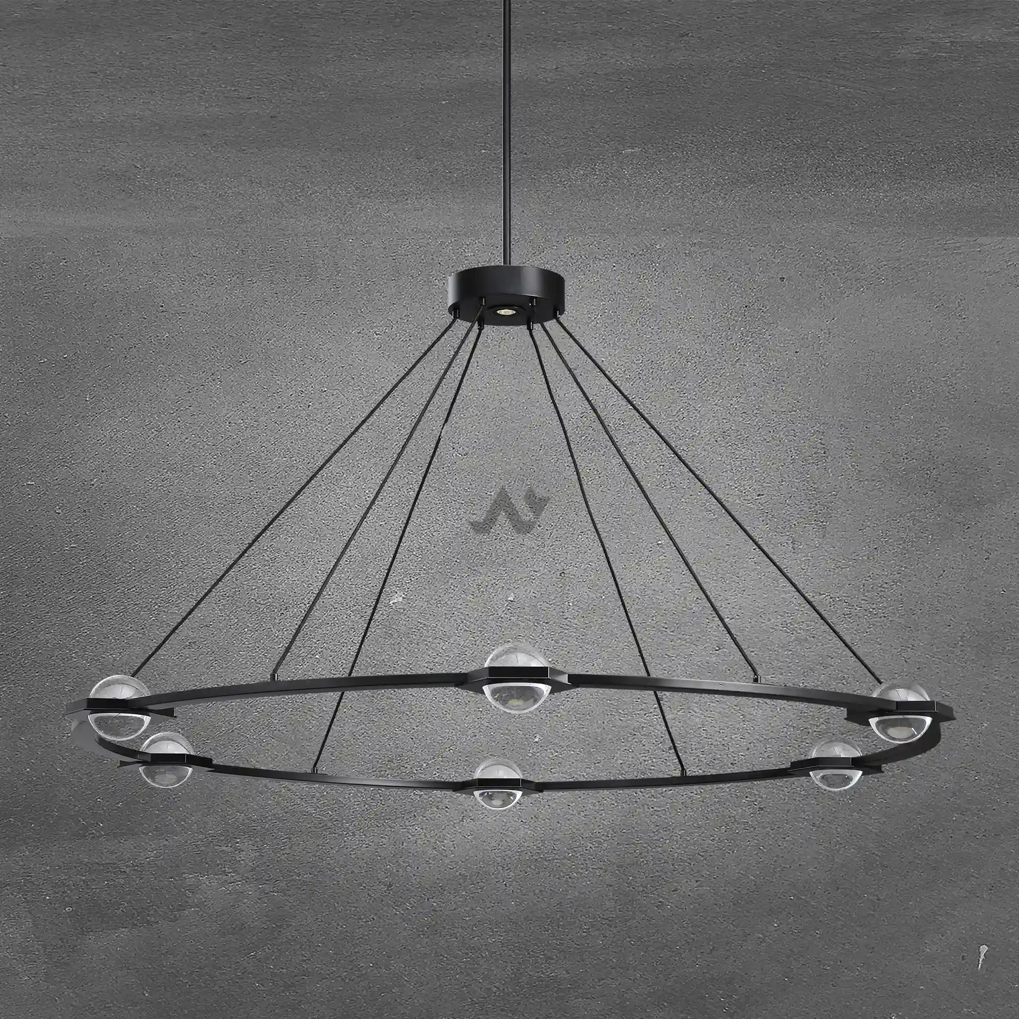 Planet Round Chandelier