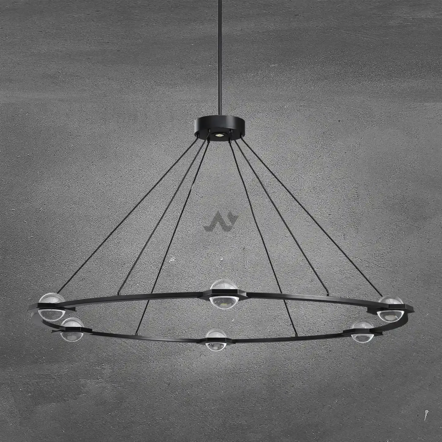 Planet Round Chandelier