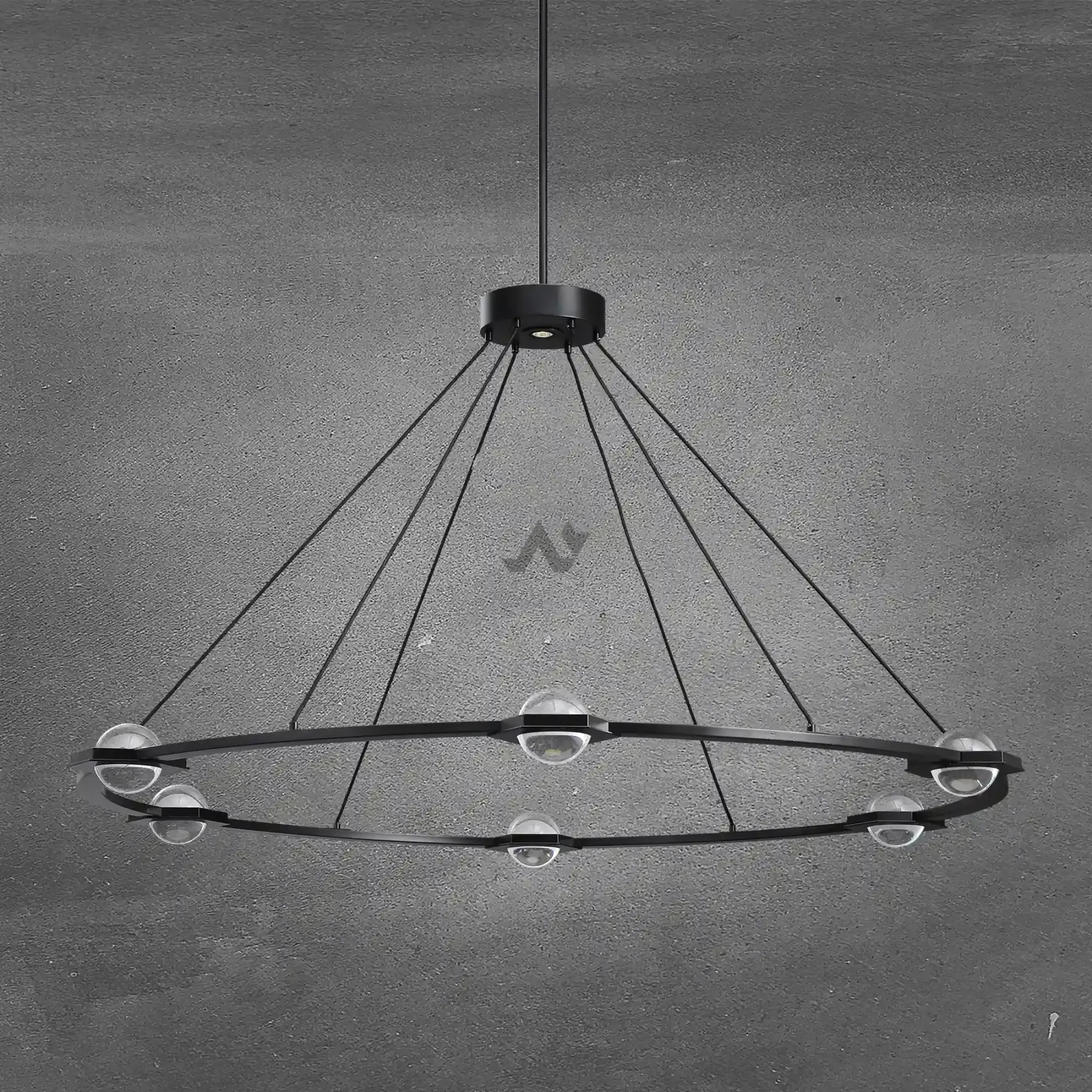 Planet Round Chandelier