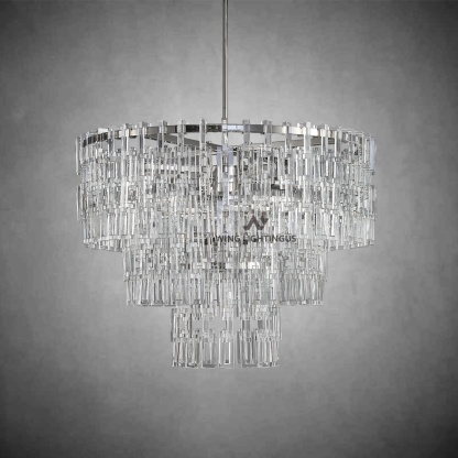 Miravon 2 Tier K9 Crystal Round Chandelier