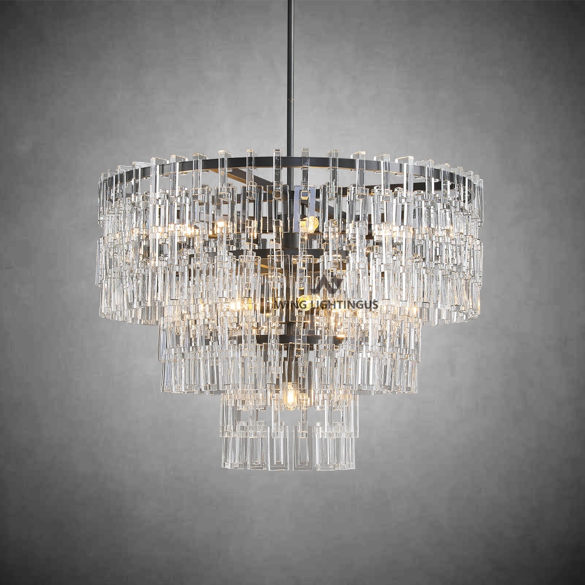 Miravon 2 Tier K9 Crystal Round Chandelier