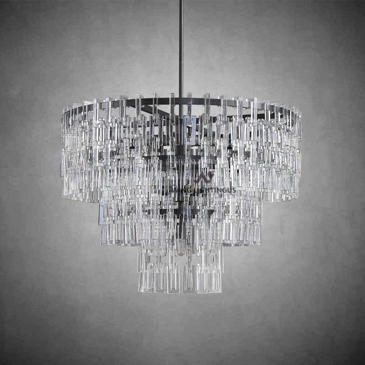 Miravon 2 Tier K9 Crystal Round Chandelier