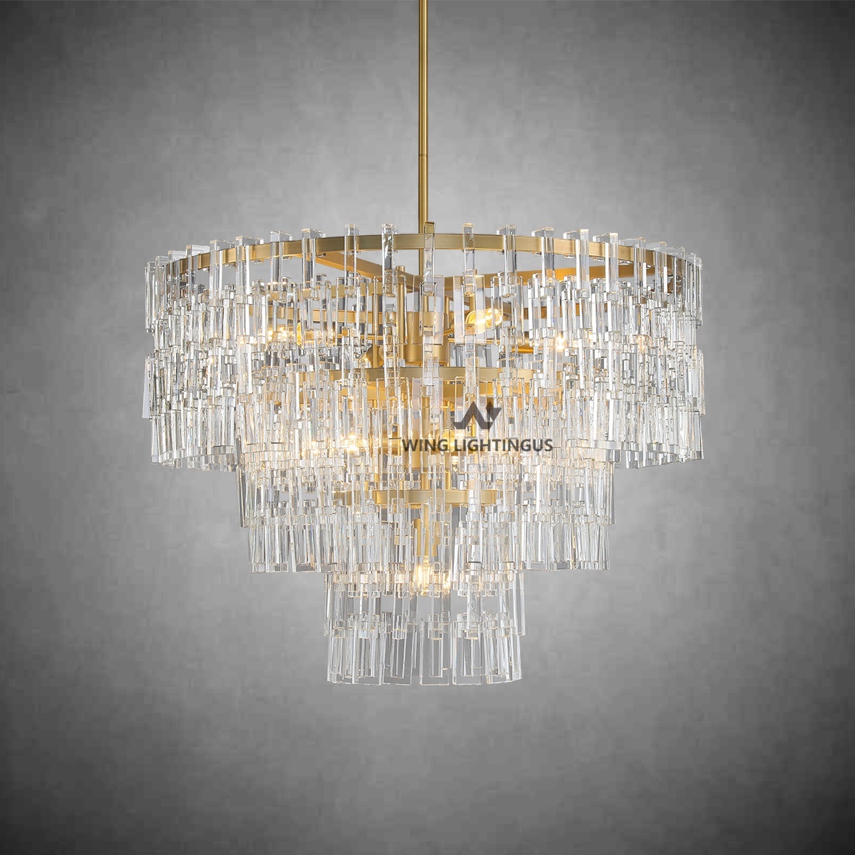 Miravon 2 Tier K9 Crystal Round Chandelier