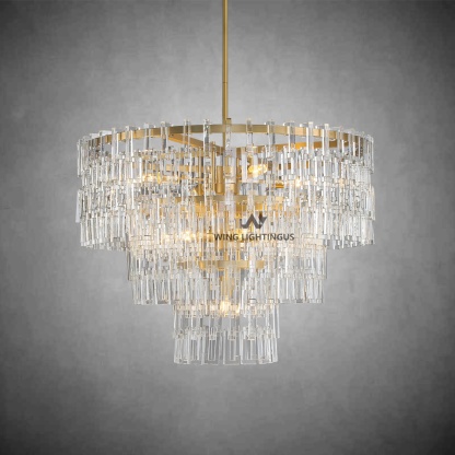 Miravon 2 Tier K9 Crystal Round Chandelier