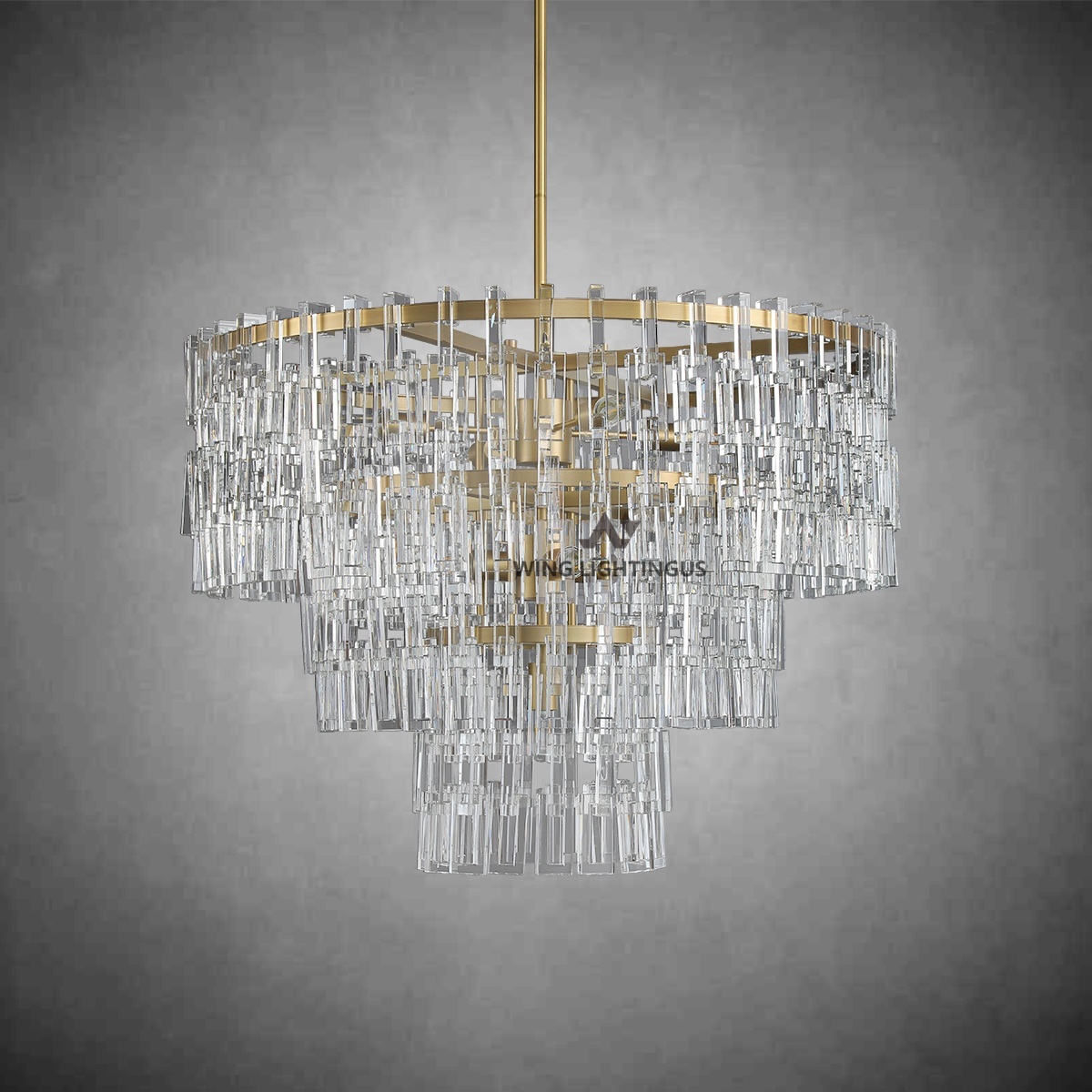 Miravon 2 Tier K9 Crystal Round Chandelier