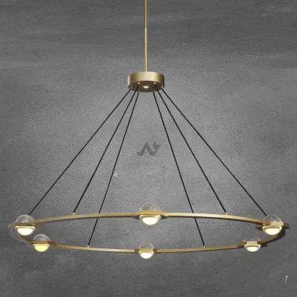 Planet Round Chandelier