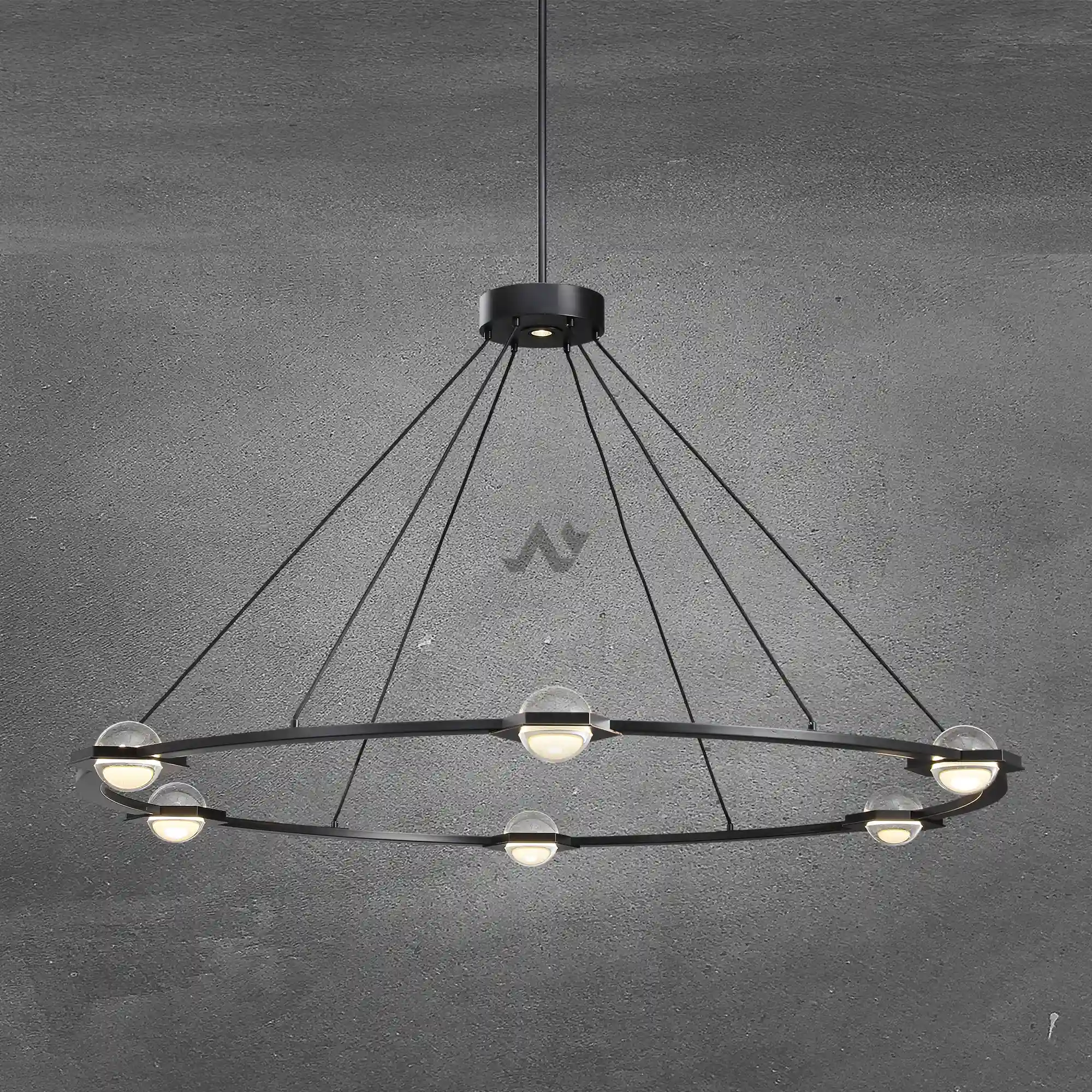 Planet Round Chandelier