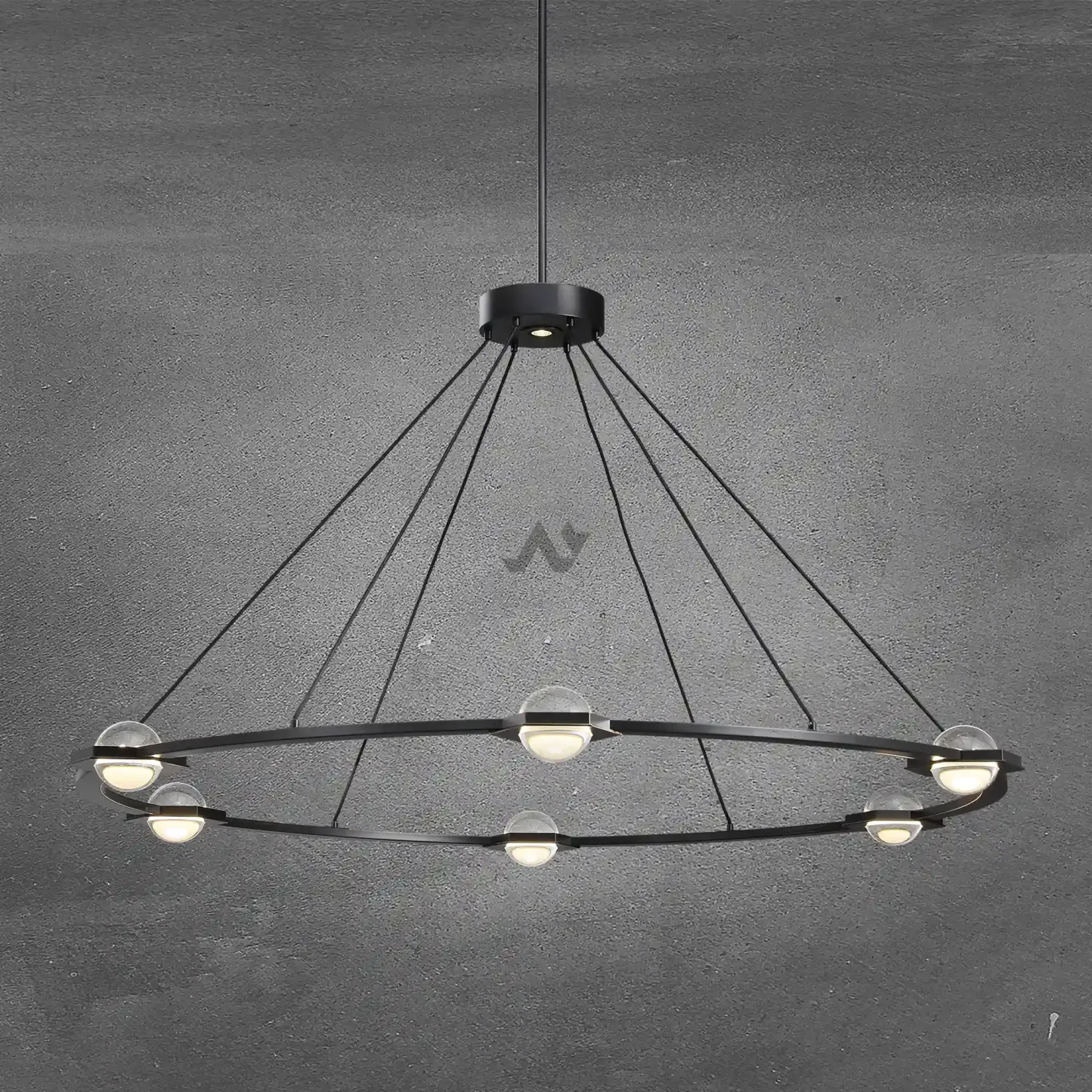 Planet Round Chandelier