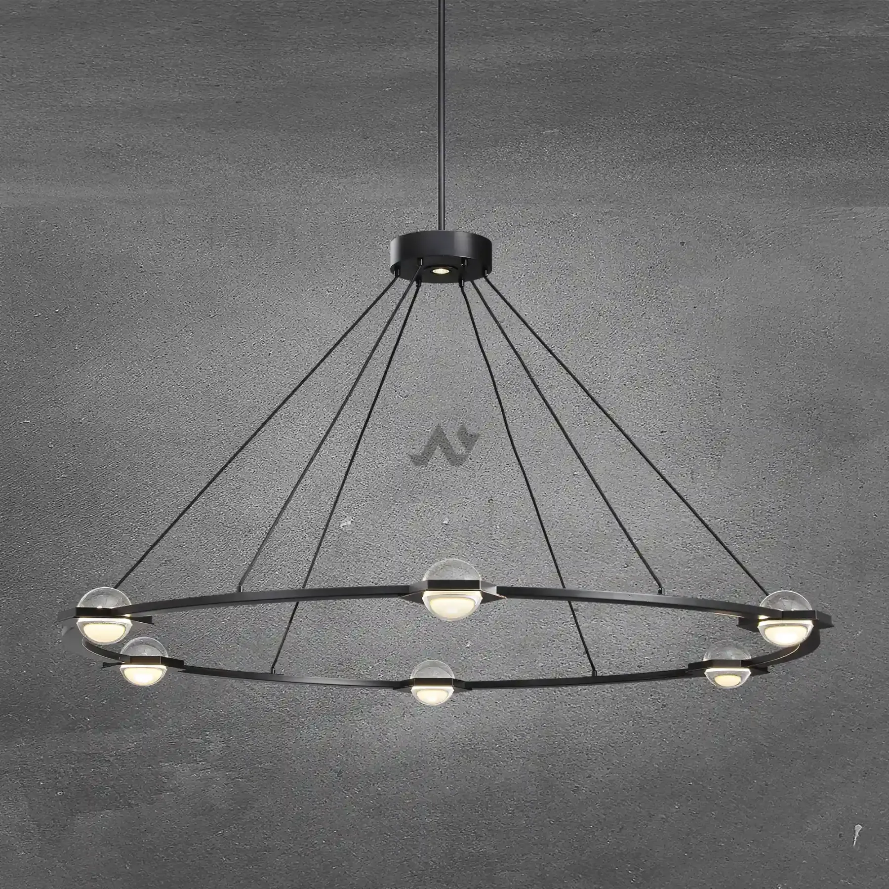 Planet Round Chandelier