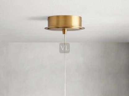 Elegant Crackle Glass Globe Pendant Light with Integrated LED