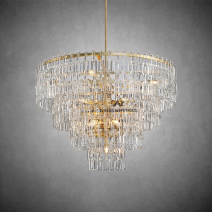 Miravon 2 Tier K9 Crystal Round Chandelier