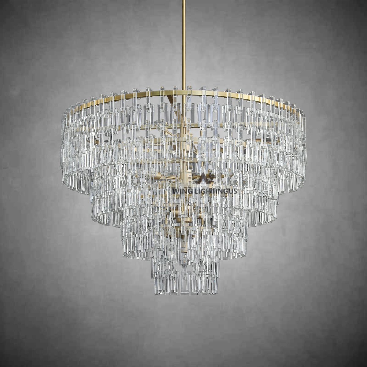 Miravon 2 Tier K9 Crystal Round Chandelier