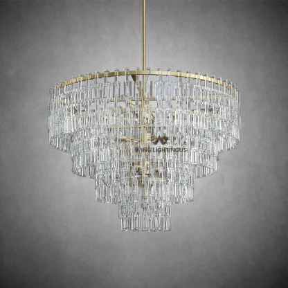 Miravon 2 Tier K9 Crystal Round Chandelier