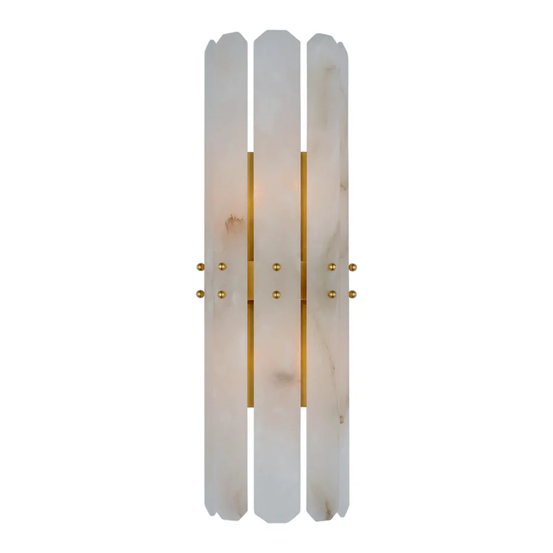 Alabaster Adrian Shield Wall Sconce