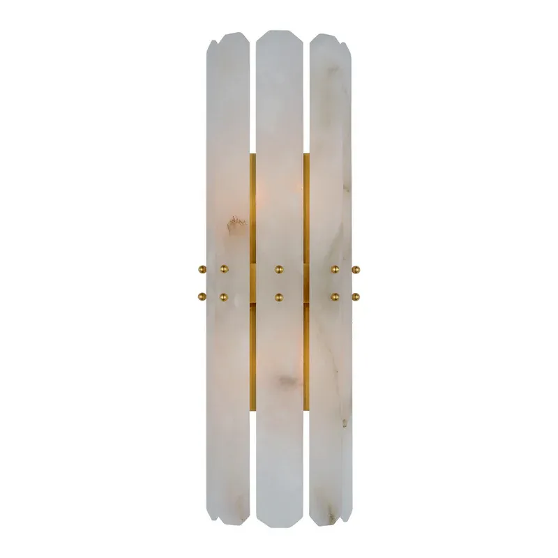 Alabaster Adrian Shield Wall Sconce