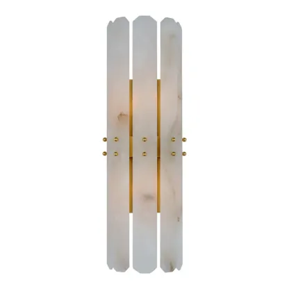 Alabaster Adrian Shield Wall Sconce