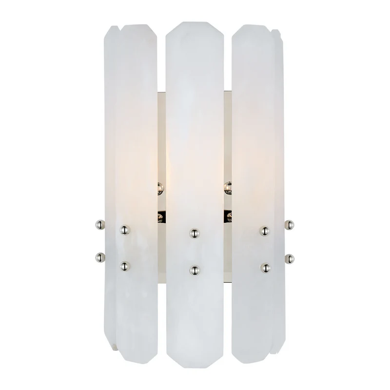 Alabaster Adrian Shield Wall Sconce