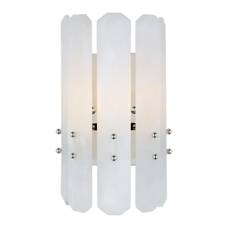 Alabaster Adrian Shield Wall Sconce