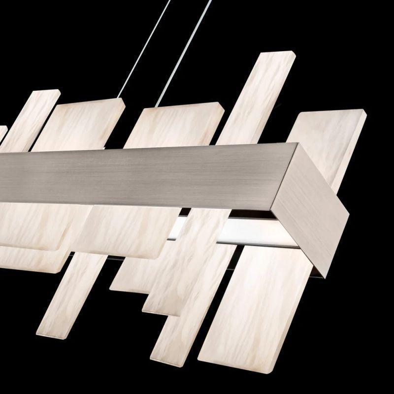 Acropolis 46in LED Linear Alabaster Chandelier-chandeliers for dining room,chandeliers for stairways,chandeliers for foyer,chandeliers for bedrooms,chandeliers for kitchen,chandeliers for living room-winglightingus