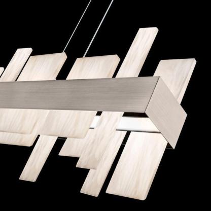 Acropolis 46in LED Linear Alabaster Chandelier-chandeliers for dining room,chandeliers for stairways,chandeliers for foyer,chandeliers for bedrooms,chandeliers for kitchen,chandeliers for living room-winglightingus