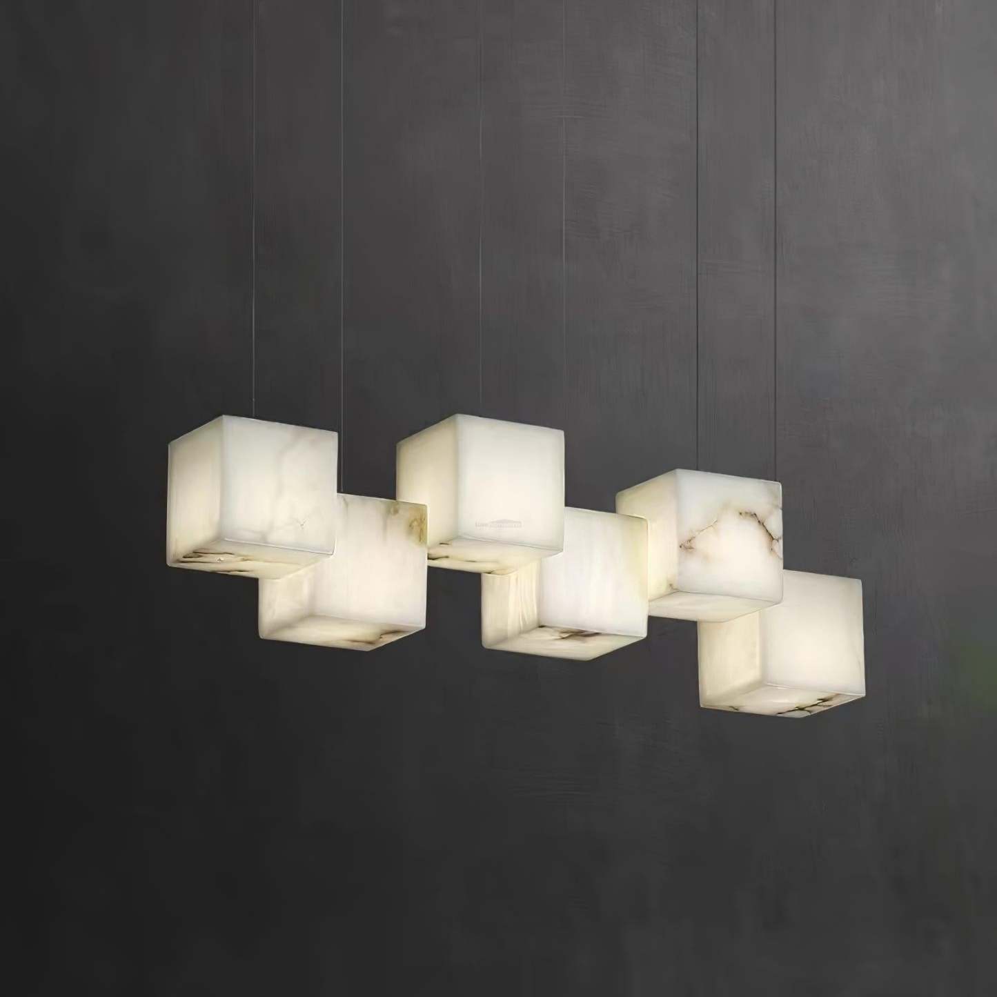 Alabaster Box Linear Chandelier-winglightingus