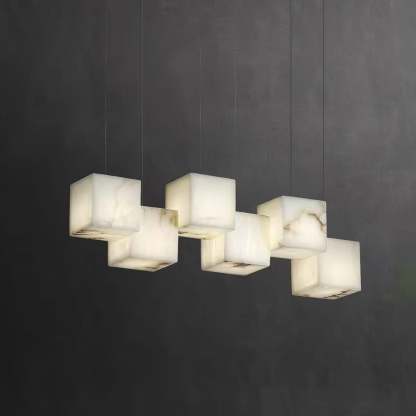 Alabaster Box Linear Chandelier-winglightingus