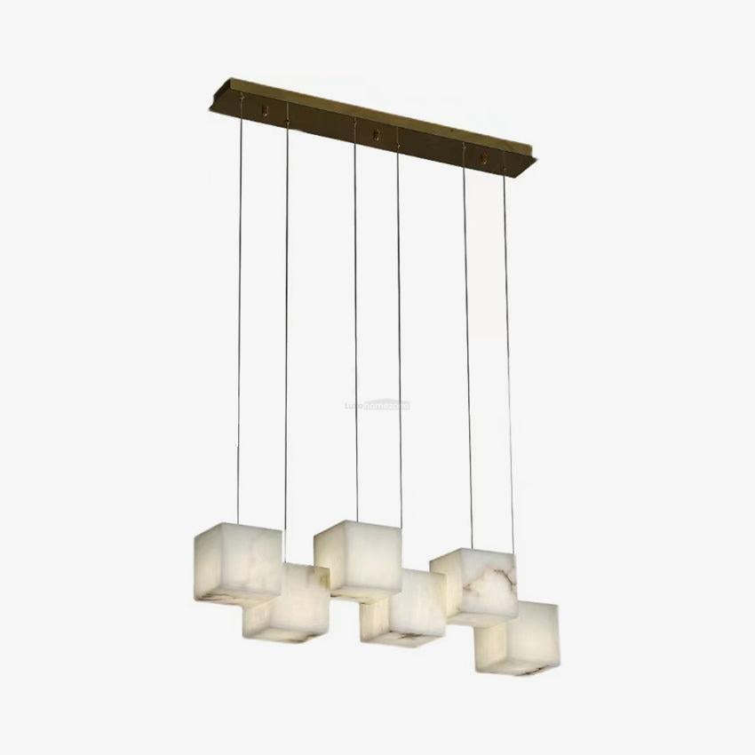 Alabaster Box Linear Chandelier-winglightingus