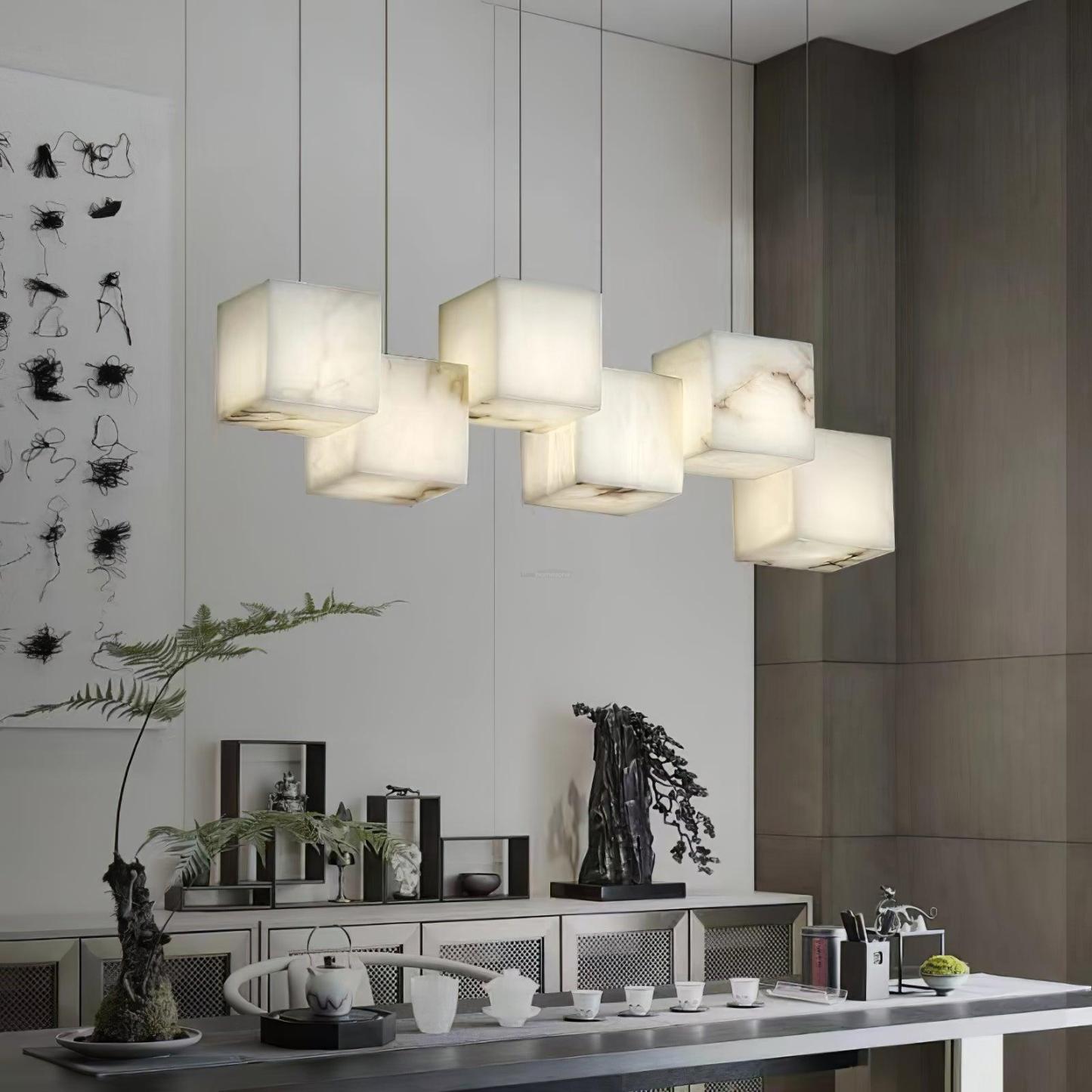 Alabaster Box Linear Chandelier-winglightingus